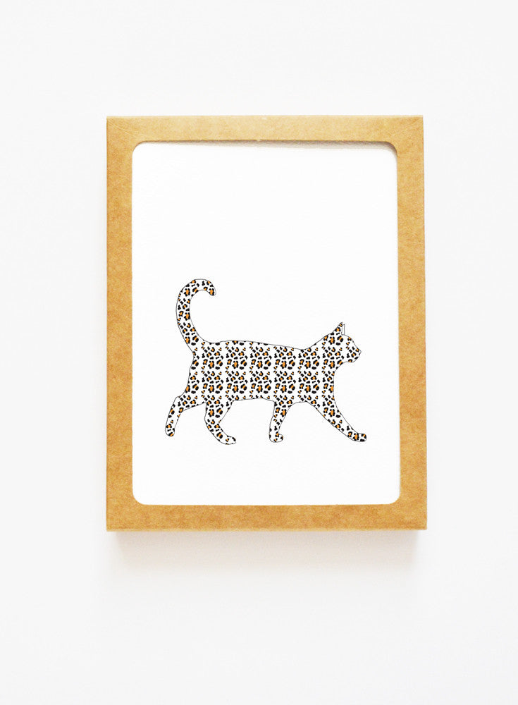 Leopard Cat Boxed Notes