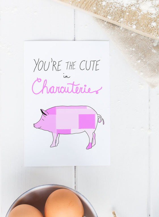 Cute in Charcuterie Greeting Card