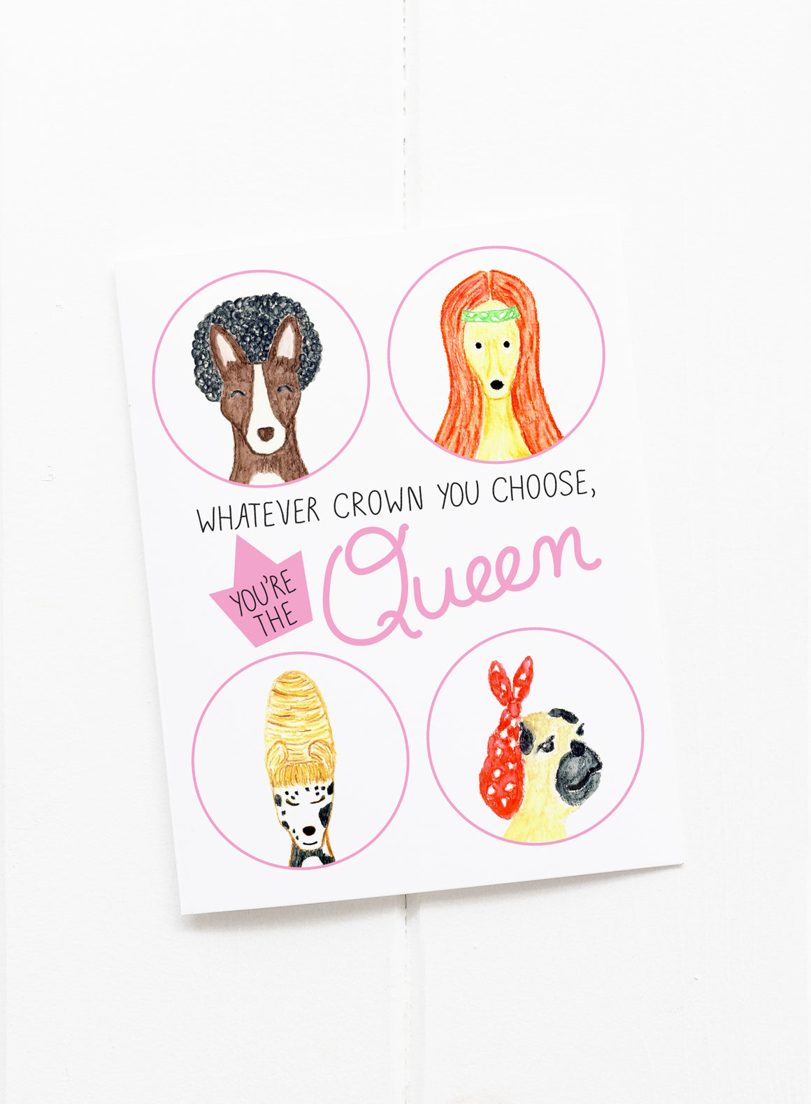 Queen's Crown Friendship Greeting Card