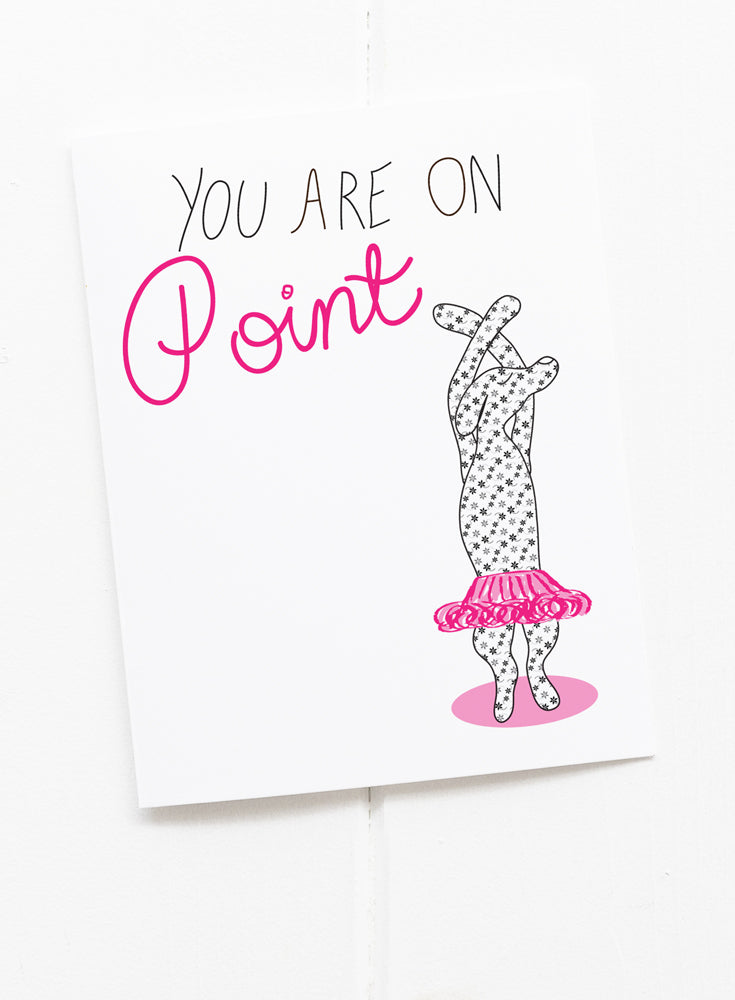 On Point Greeting Card